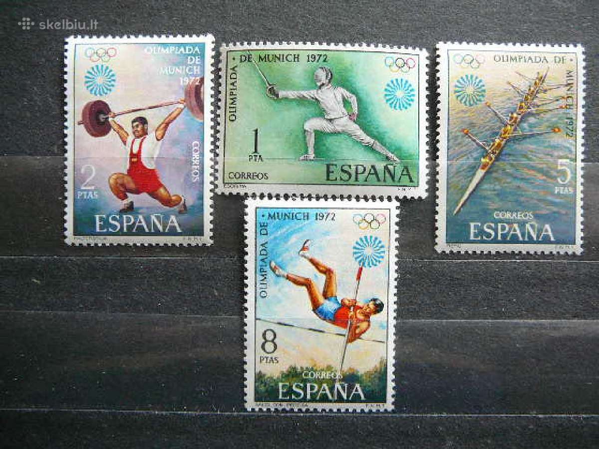 Olimpines Ispanija 1972 Mnh sp1993s