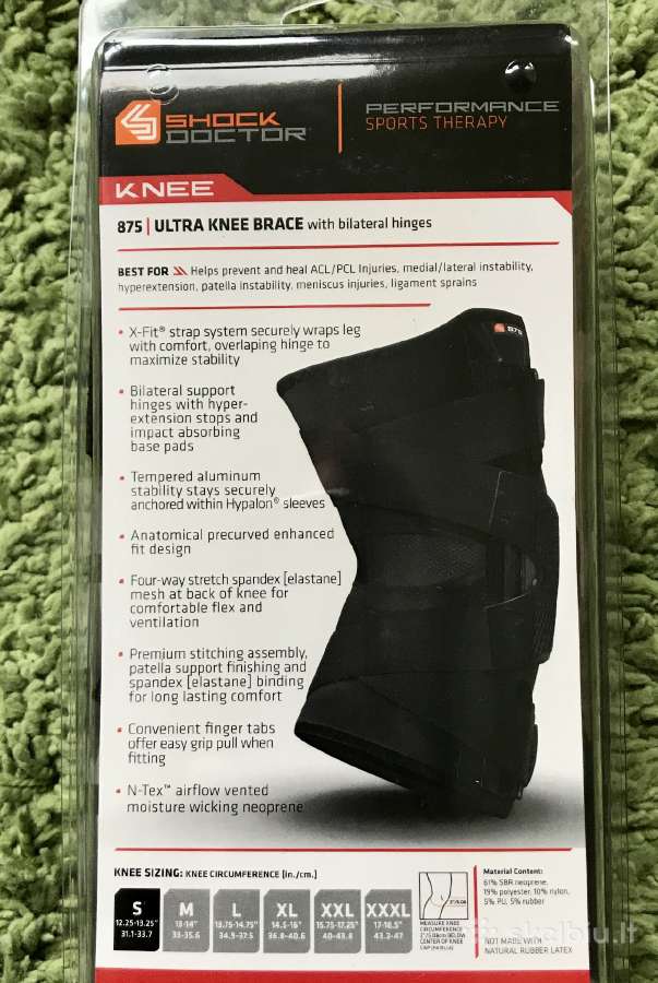 Kelio įtvaras Shock Doctor 875, S dydis - nuotraukos Nr. 2