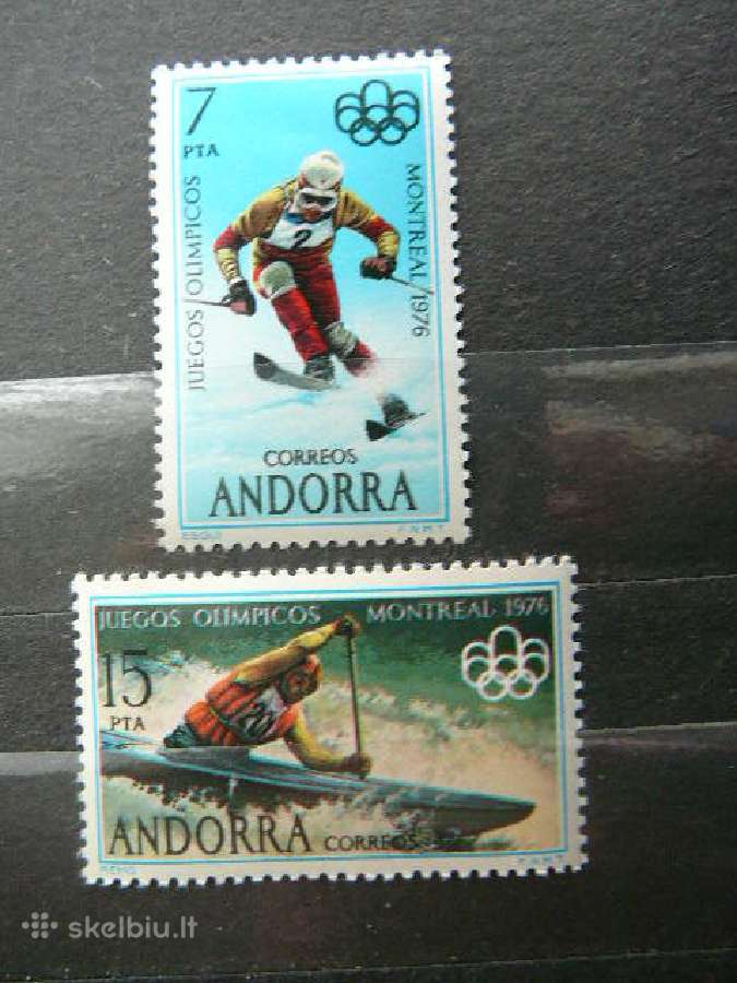 Olimpines Andora - Ispanija 1976 Mnh sp103s