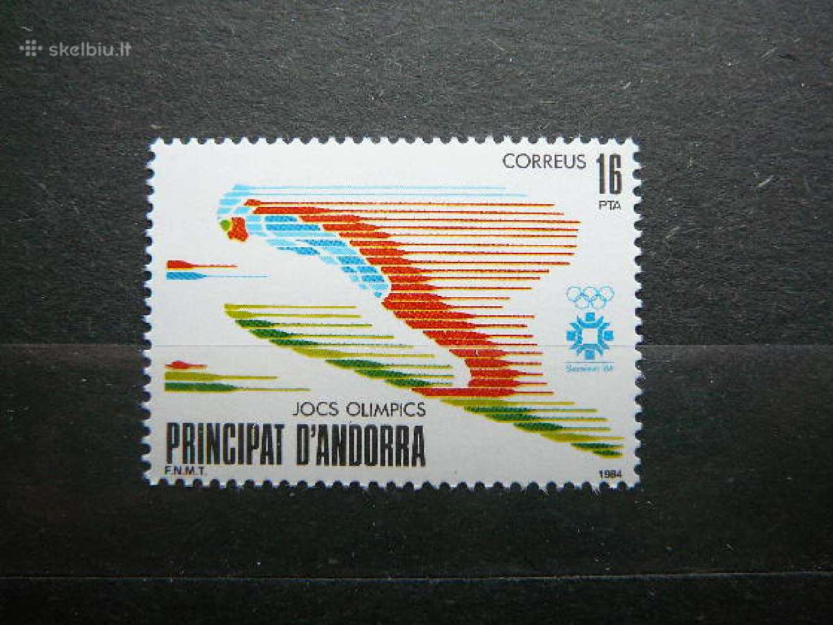 Olimpines Andora - Ispanija 1984 Mnh sp174s