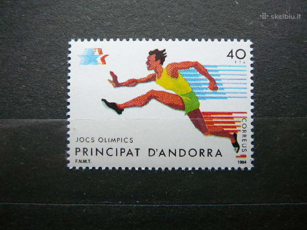 Olimpines Andora - Ispanija 1984 Mnh sp177s