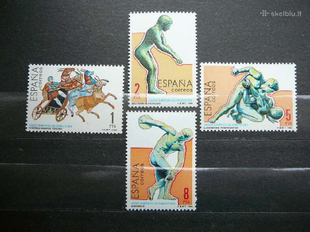 Olimpines Ispanija 1984 Mnh sp2648s