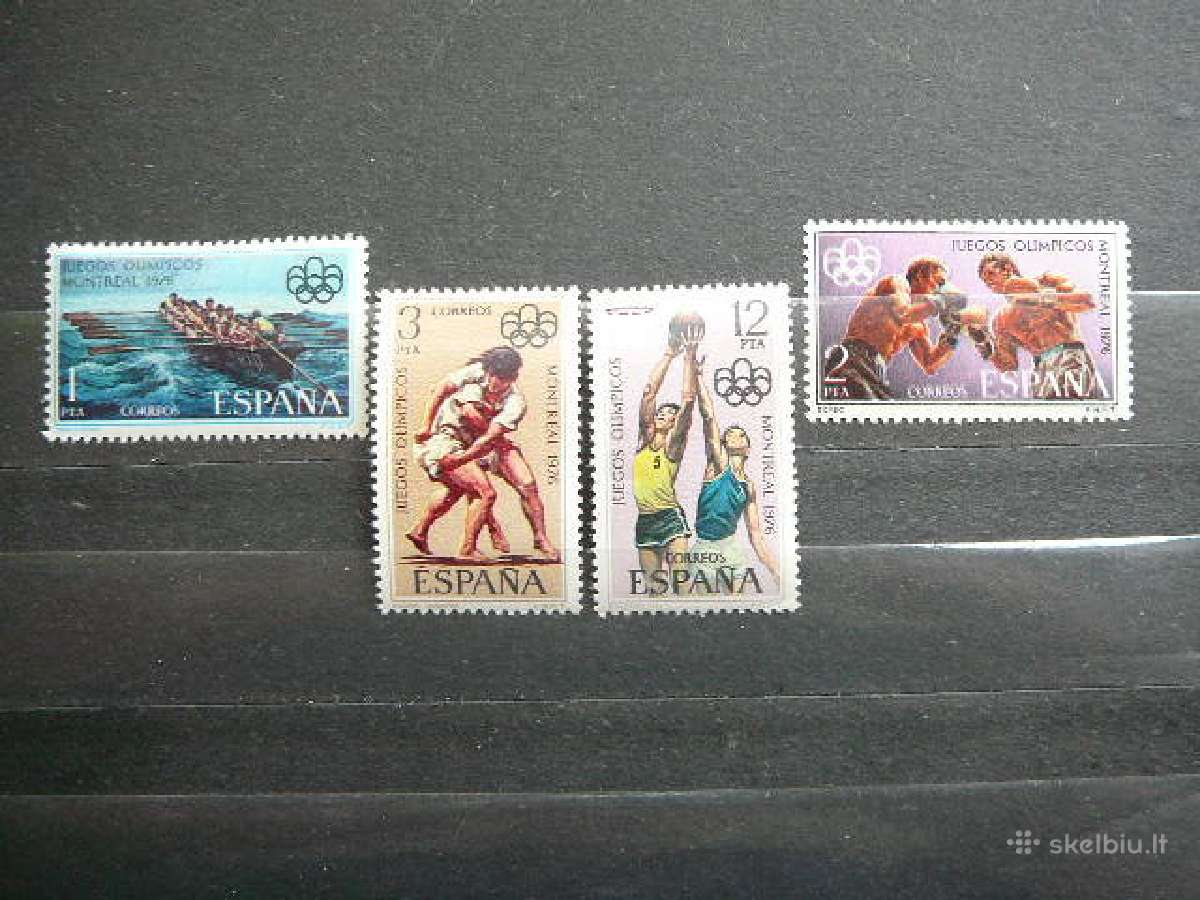 Olimpines Ispanija 1976 Mnh sp2233s