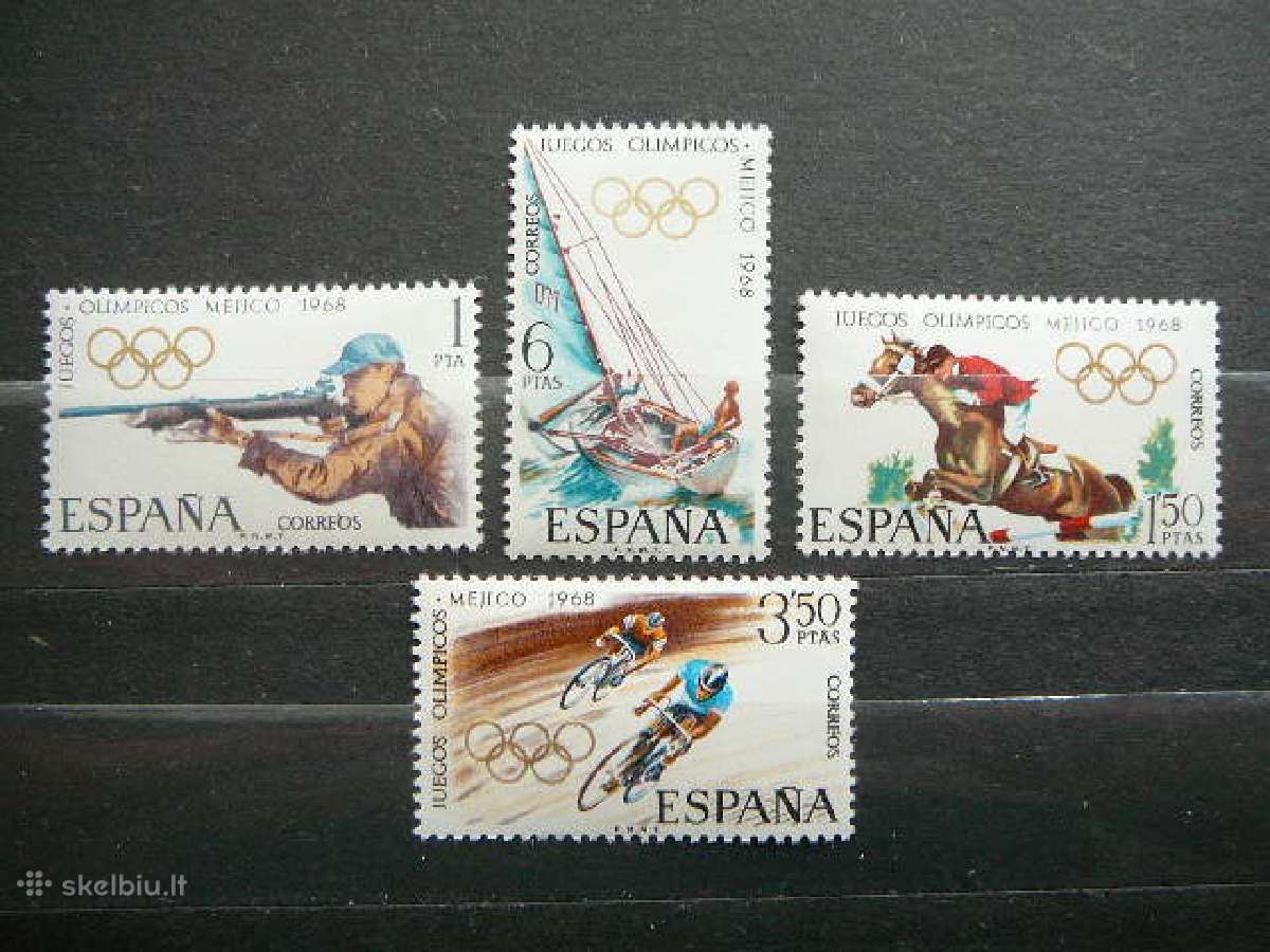 Olimpines Ispanija 1968 Mnh sp1777s