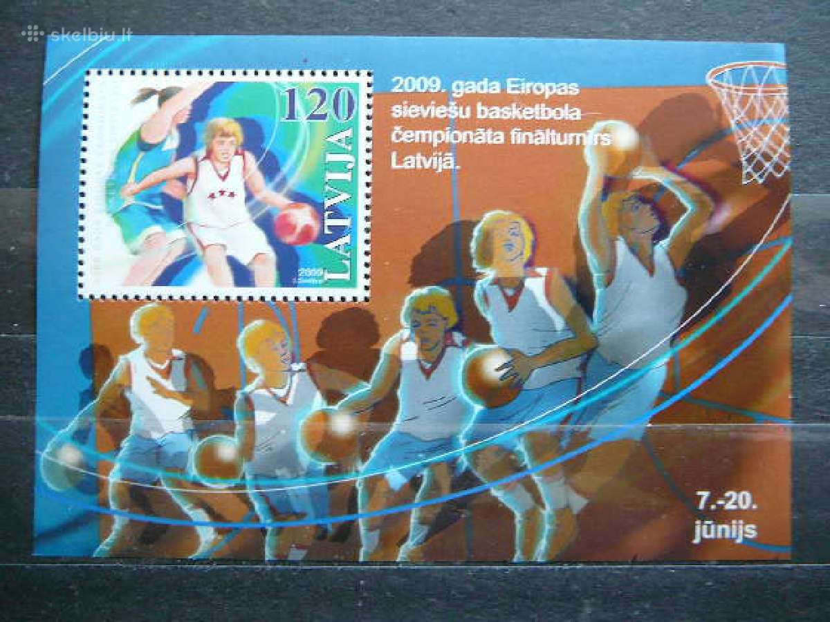 Krepsinis Latvija 2009 Mnh llt763