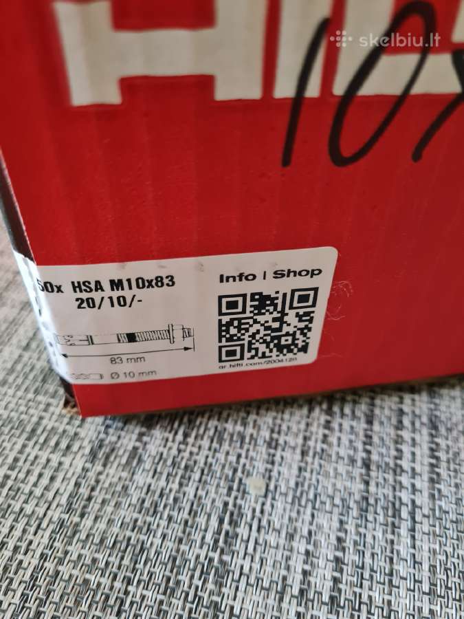 Nauji Hilti Ankeriai - nuotraukos Nr. 2