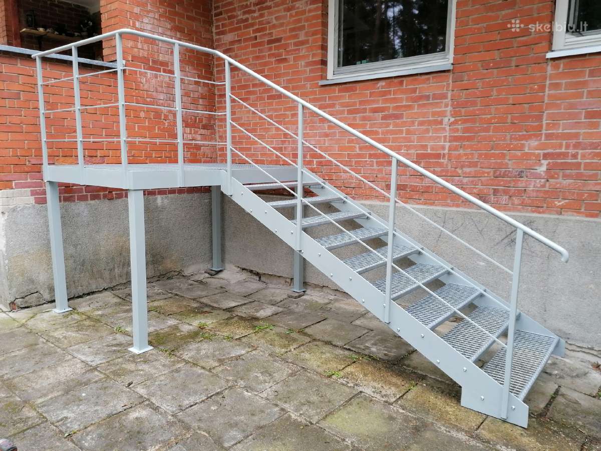 Metalo konstrukcijų laiptų, tvorų, vartų gamyba - nuotraukos Nr. 15