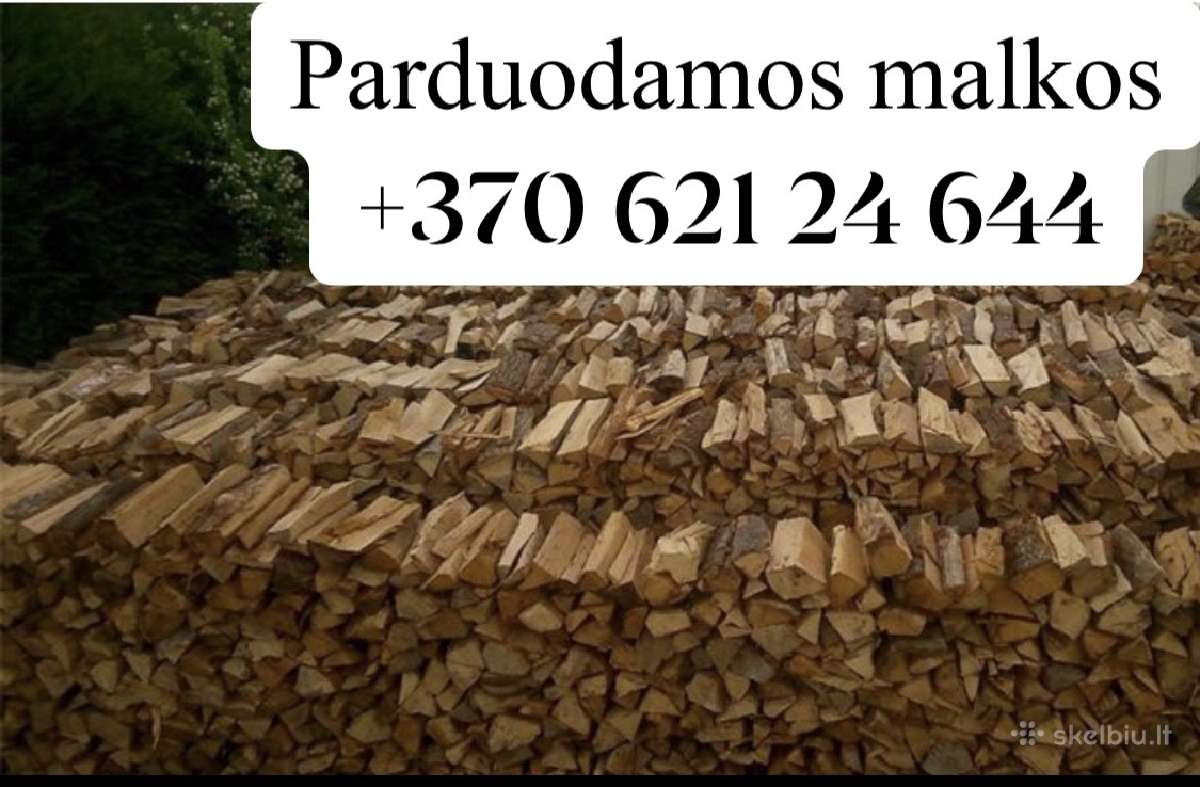 Malkos beržo malkos juodalksnio malkos - nuotraukos Nr. 11