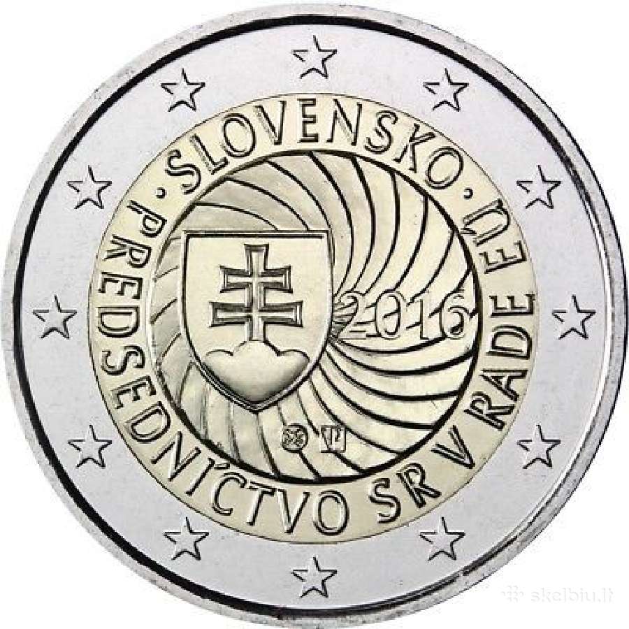 Slovakija 2016 2 eurų monetos Unc