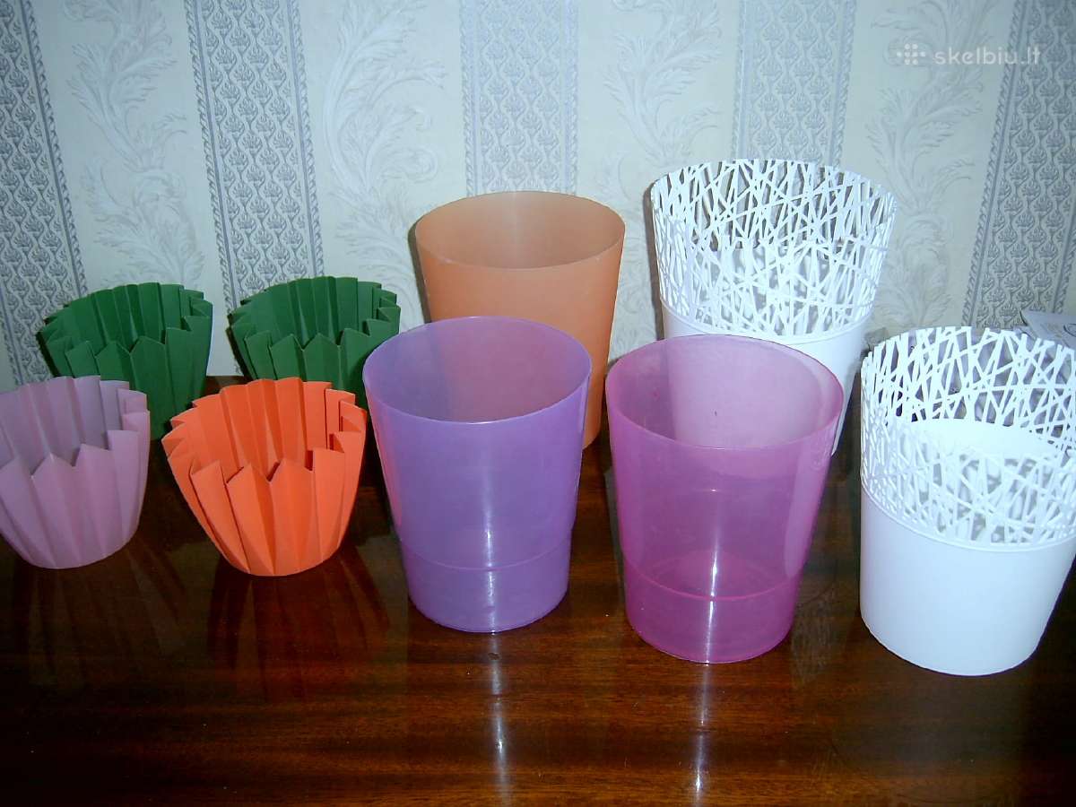Plastikiniai vazonai,keramikiniai vazonai - nuotraukos Nr. 4
