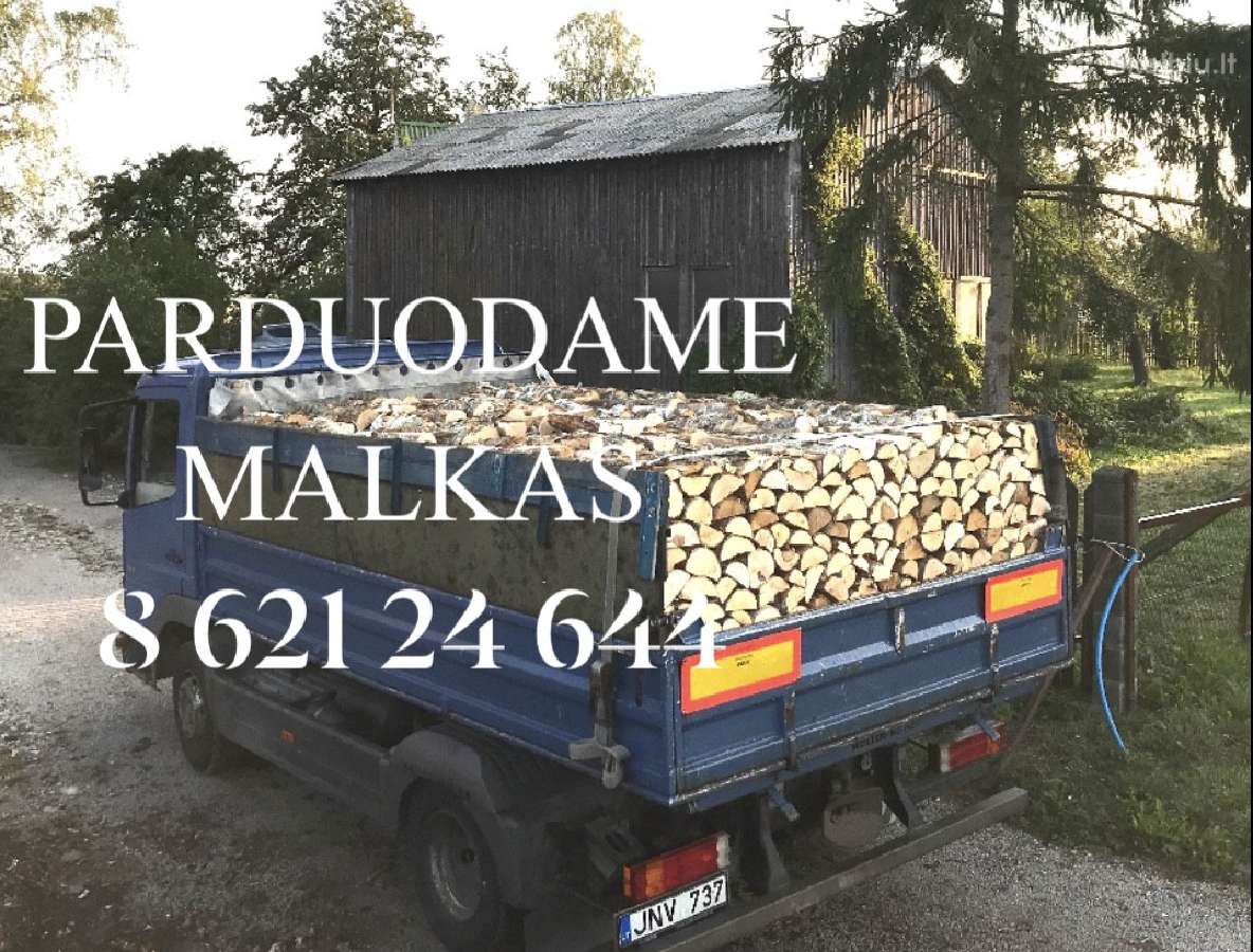 Malkos beržo malkos juodalksnio malkos - nuotraukos Nr. 5