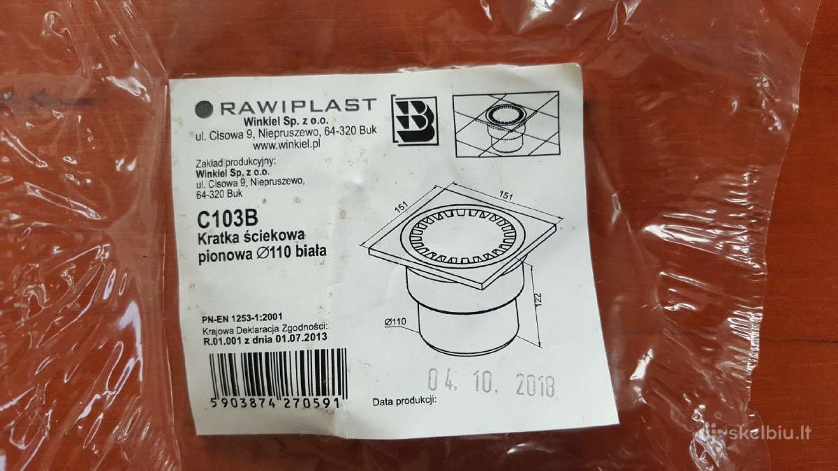 Trapai Rawiplast 110mm - nuotraukos Nr. 5