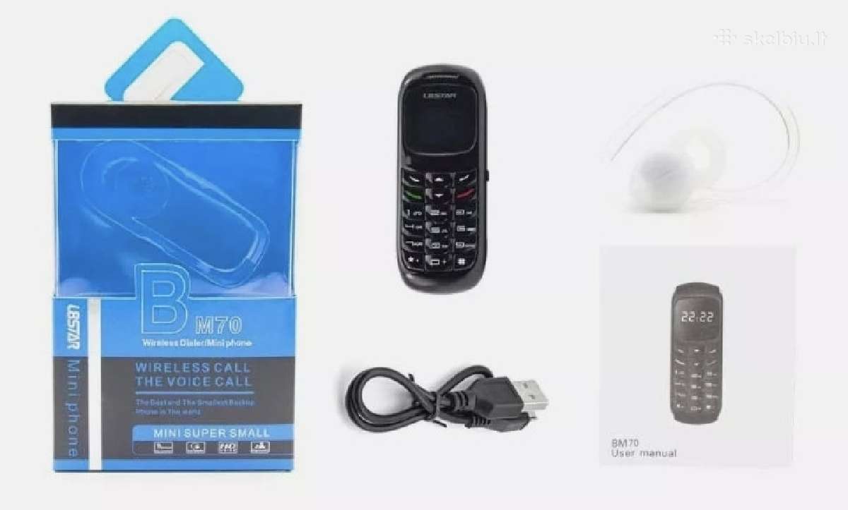 Naujas telefonas mini Bm70 - nuotraukos Nr. 3