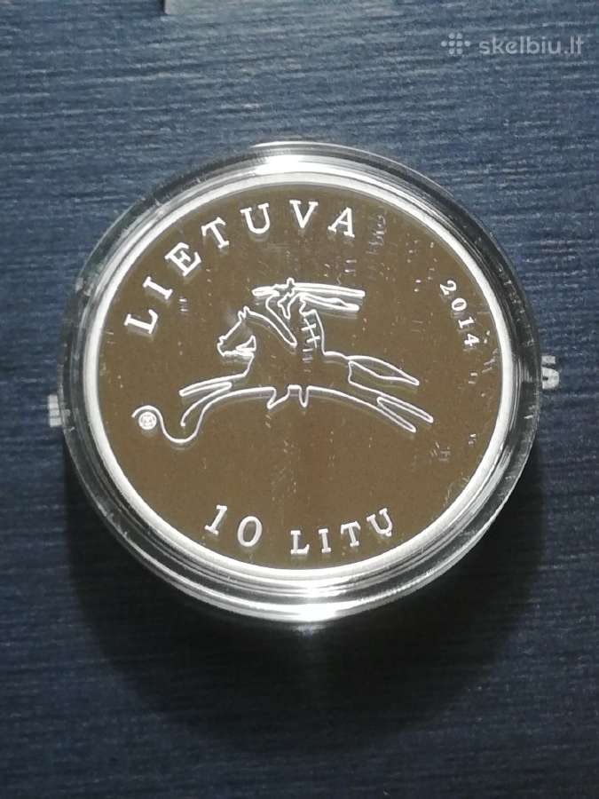 Sidabrinė moneta skirta kinui, 10 litų, 2014 m. - nuotraukos Nr. 2