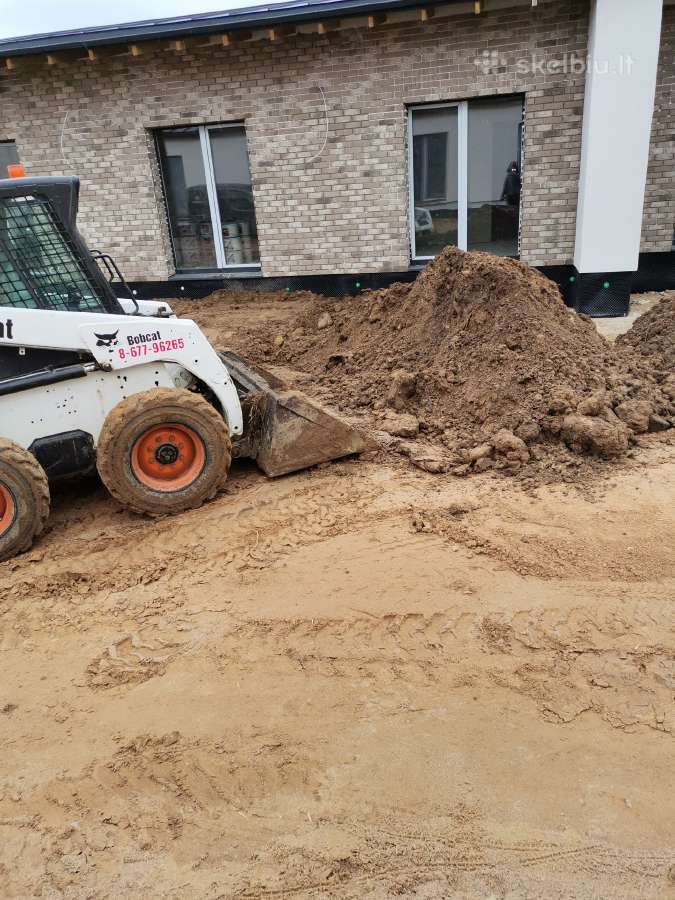 Miniekskavatoriaus 1t nuoma, bobcat nuoma - nuotraukos Nr. 7
