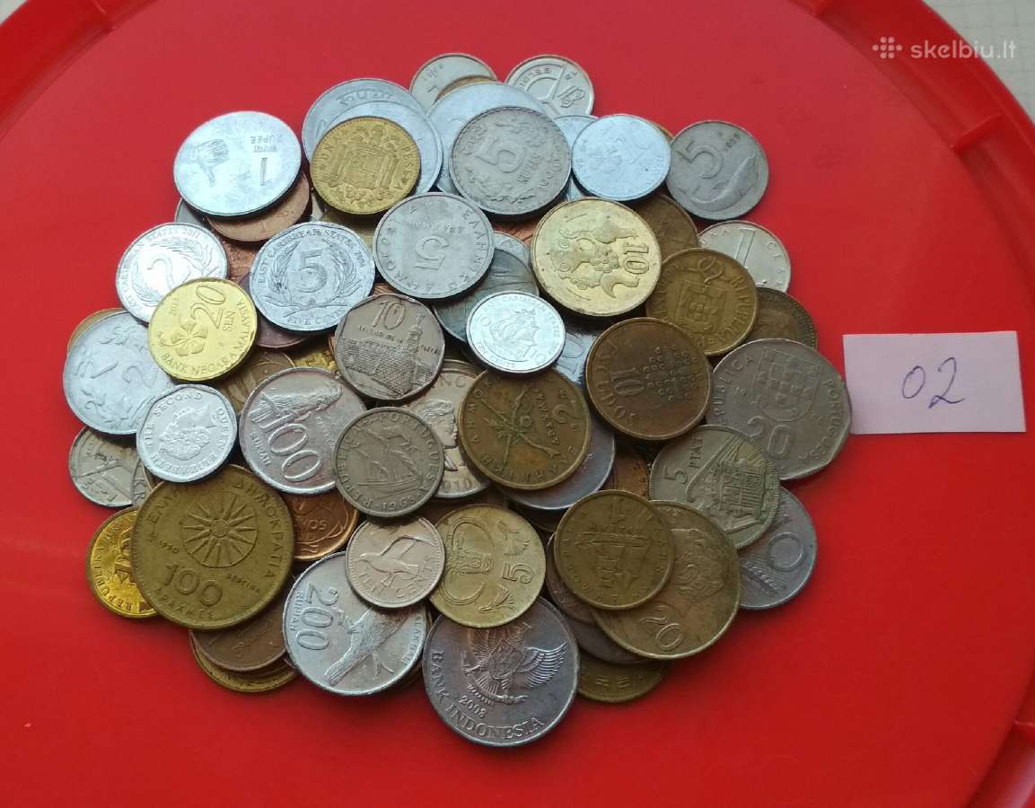 Parduodu 100 monetų rinkinius po 7€
