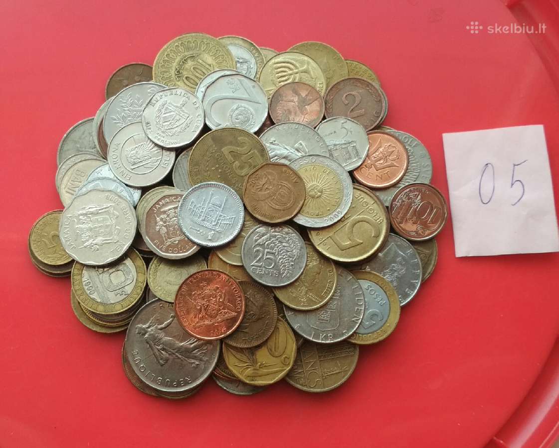Parduodu 100 monetų rinkinius po 7€ - nuotraukos Nr. 2
