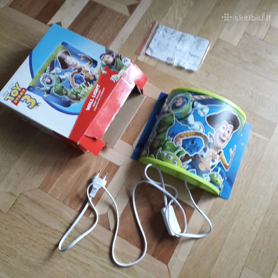 Vaiku kambario lempa Toy story 3 - nuotraukos Nr. 2