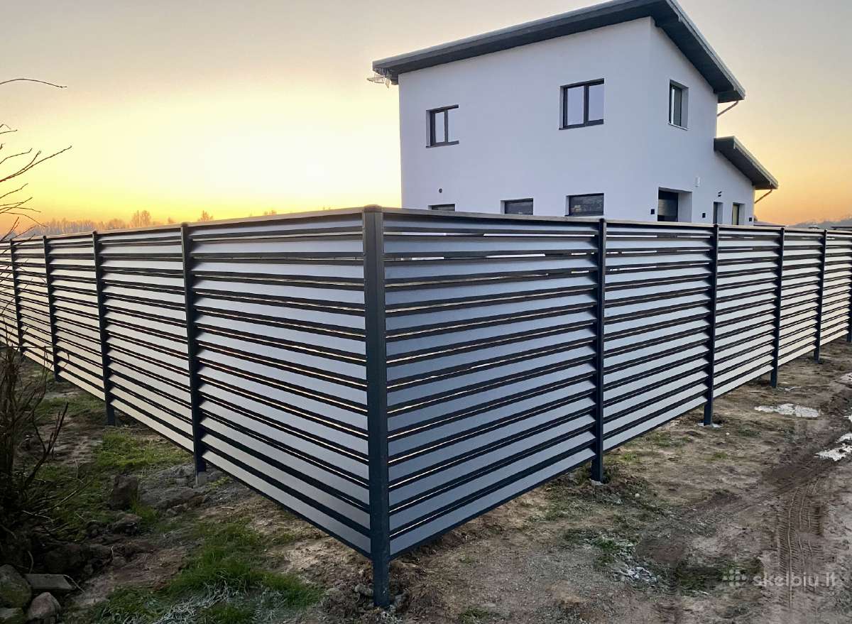 Segmentinės, Metalinės Tvoros, Vartai Užtvarai - nuotraukos Nr. 10