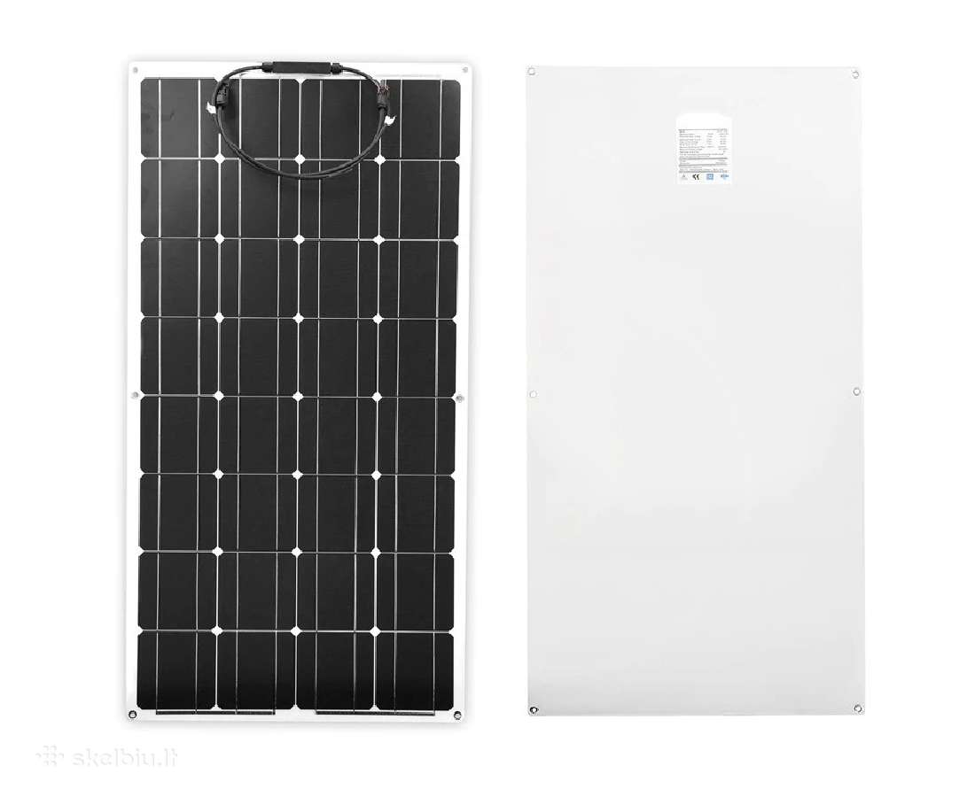 Saulės baterijos 100w komplektas su valdikliu 100a - nuotraukos Nr. 3