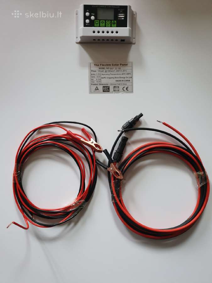 Saulės baterijos 100w komplektas su valdikliu 100a - nuotraukos Nr. 10