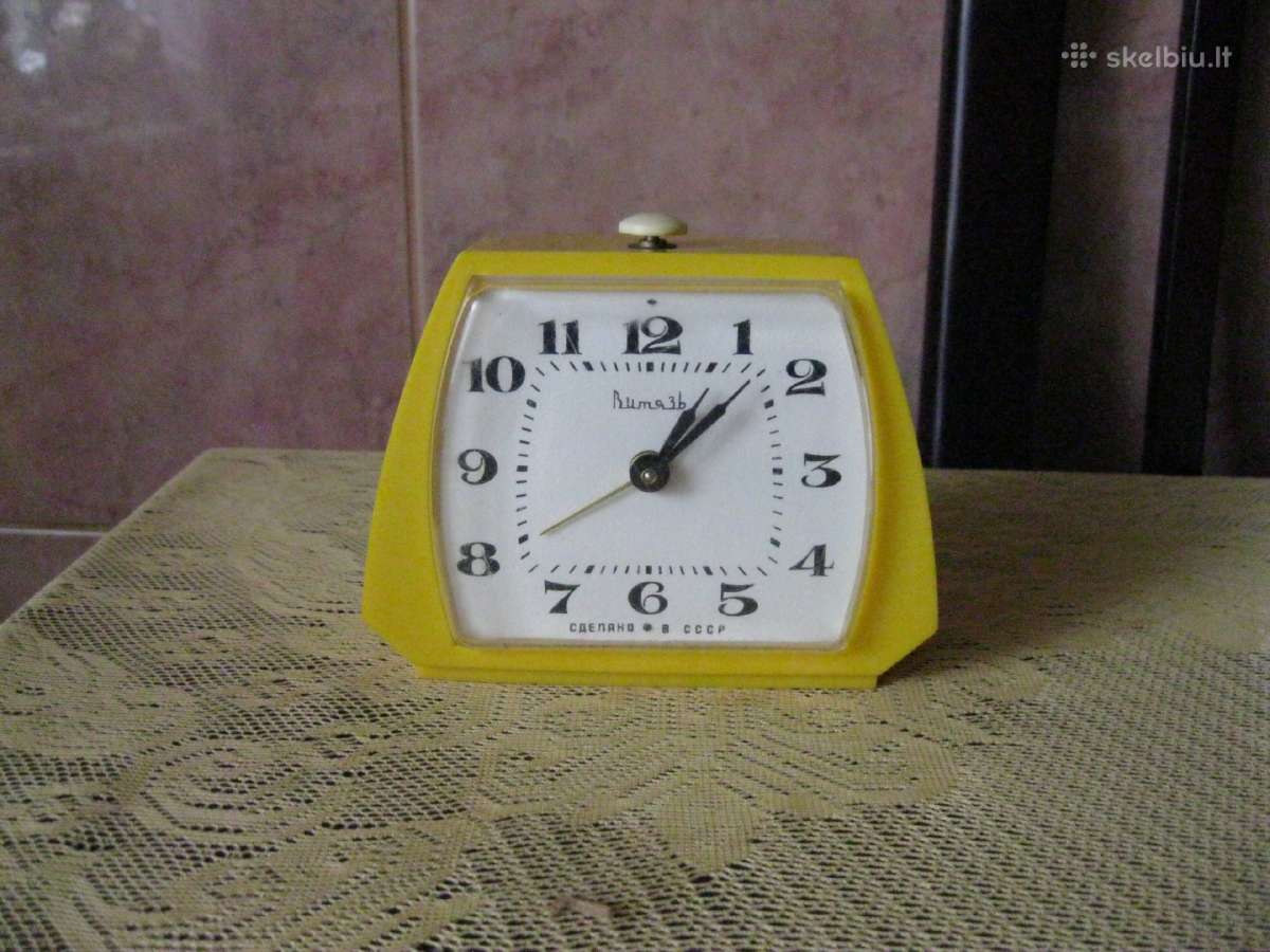 CCCP Budilnikas Zadintuvas ! Pilnai Veikia ! Zr.