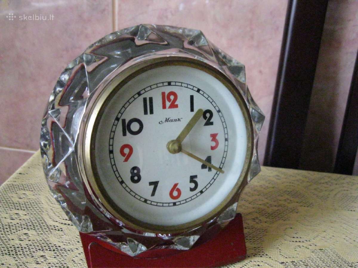 CCCP Stalo Laikrodis ! Pilnai Veikia ! Zr. Foto - nuotraukos Nr. 8