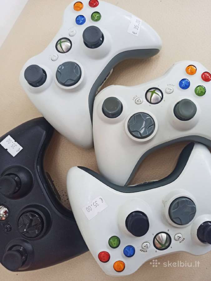 Xbox 360 žaidimų kompiuteriu pultai Vilniuje