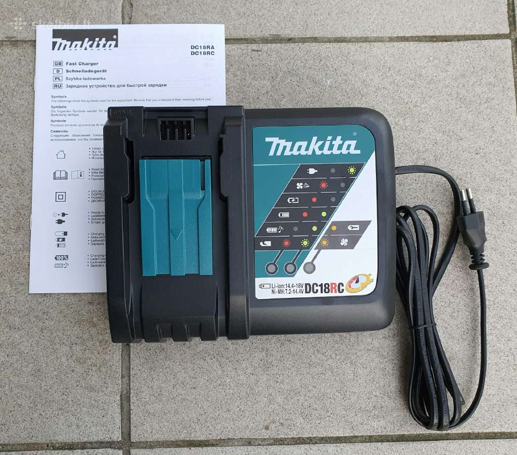 Makita baterija kroviklis lagaminas prožektorius - nuotraukos Nr. 3