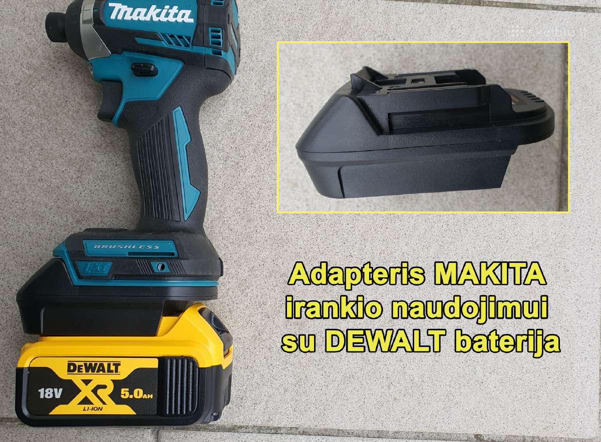 Makita baterija kroviklis lagaminas prožektorius - nuotraukos Nr. 7