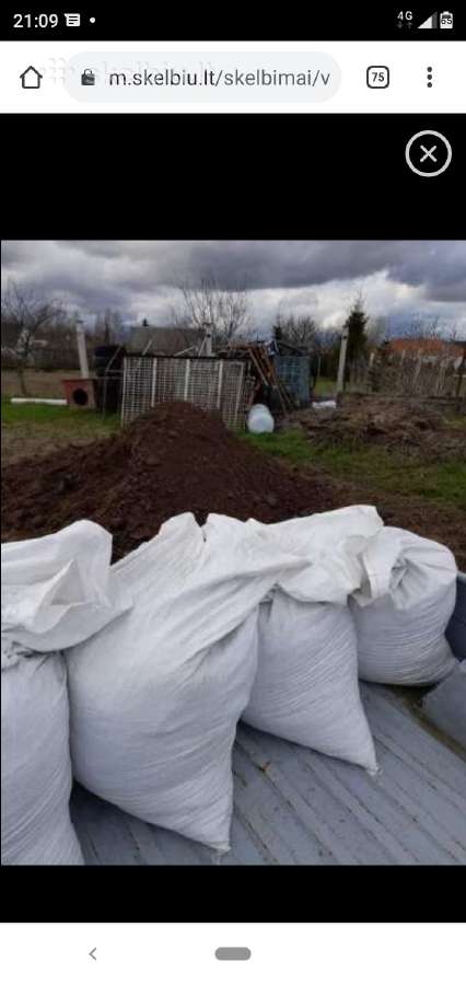 Siulau vištų mėšlą 50kg