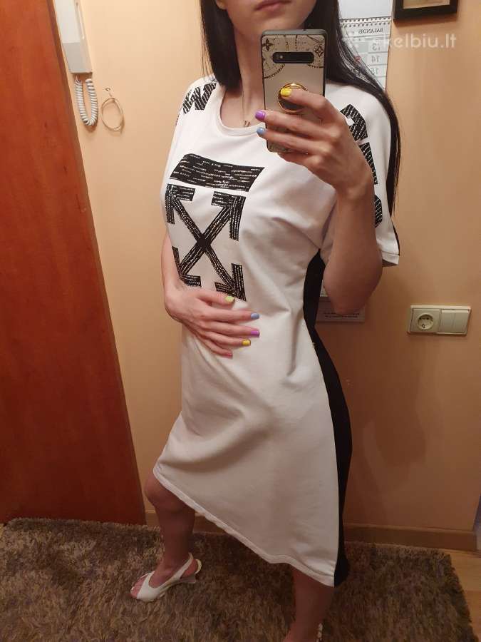 Off-white suknele - nuotraukos Nr. 2