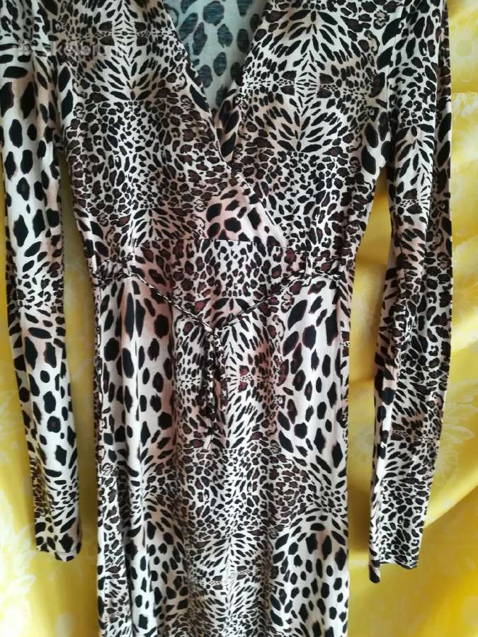 Leopardo rašto suknelė - nuotraukos Nr. 2