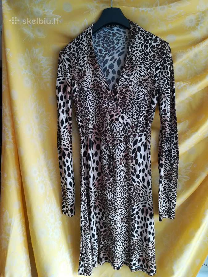 Leopardo rašto suknelė - nuotraukos Nr. 4