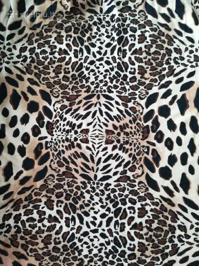 Leopardo rašto suknelė - nuotraukos Nr. 5