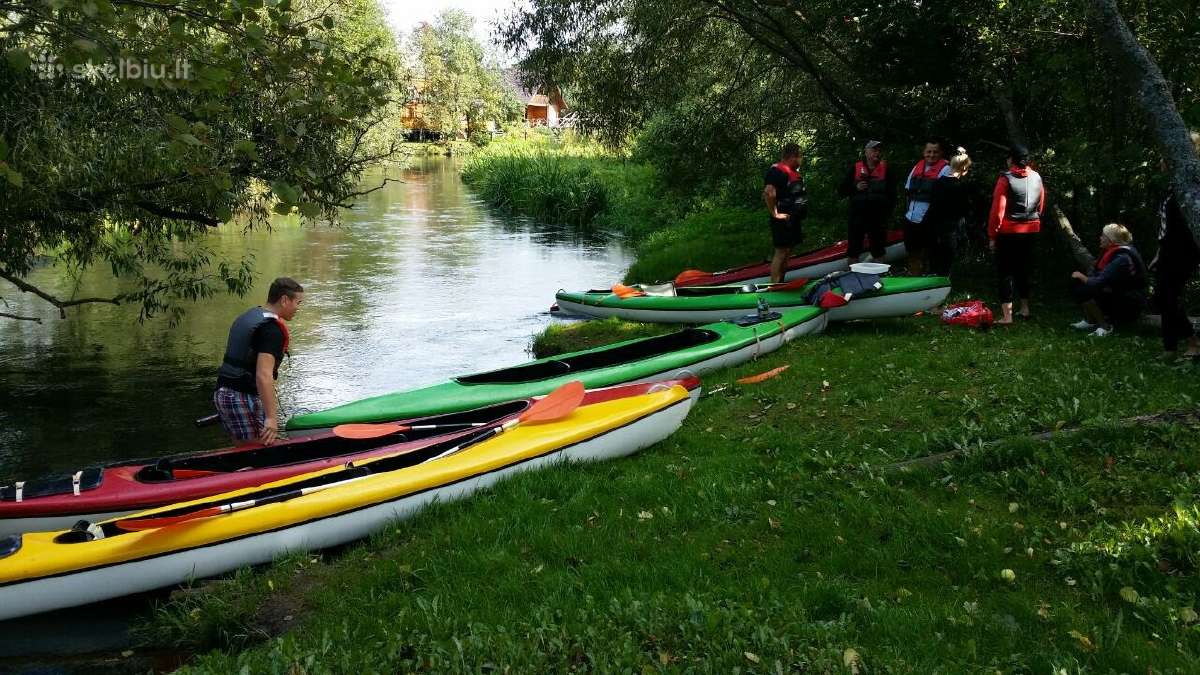 Baidarių nuoma Verknės upe - stovyklavietė - nuotraukos Nr. 2
