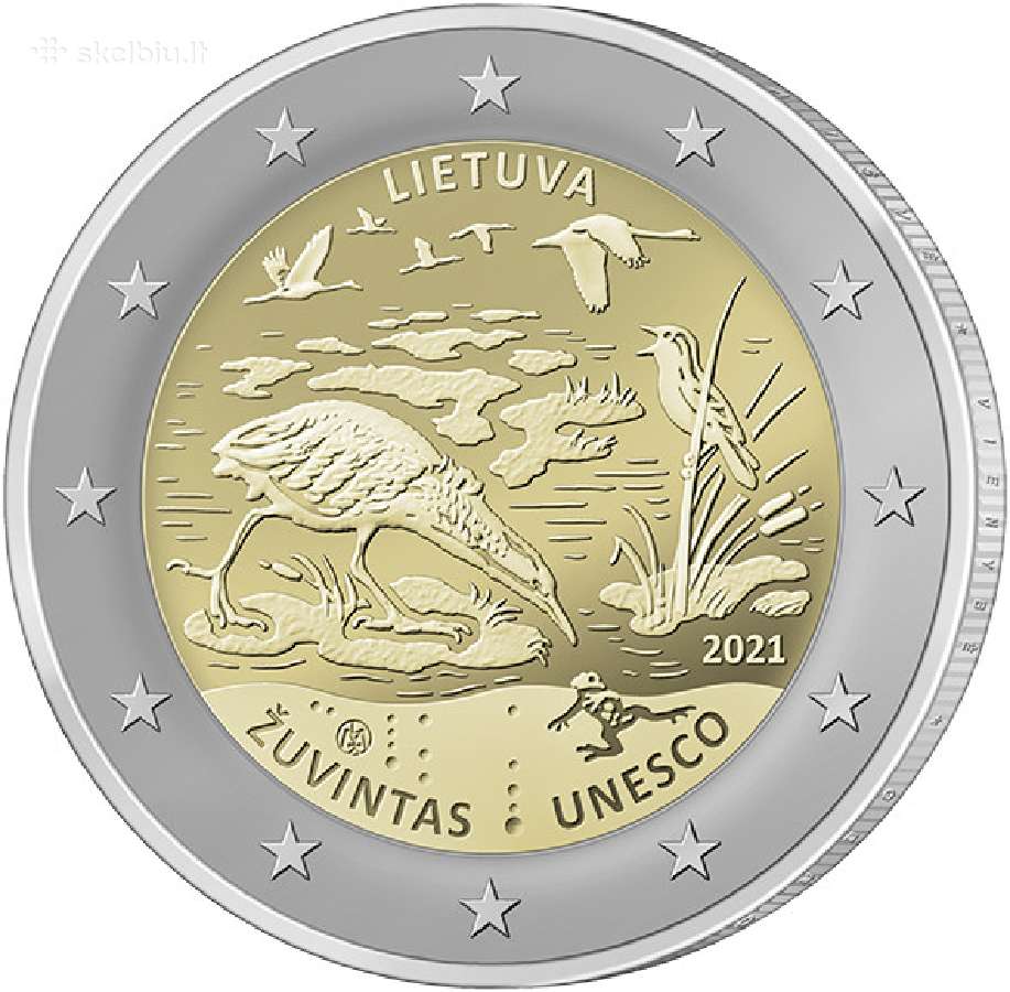 Lietuvos proginės 2 eurų monetos. Unc - nuotraukos Nr. 12