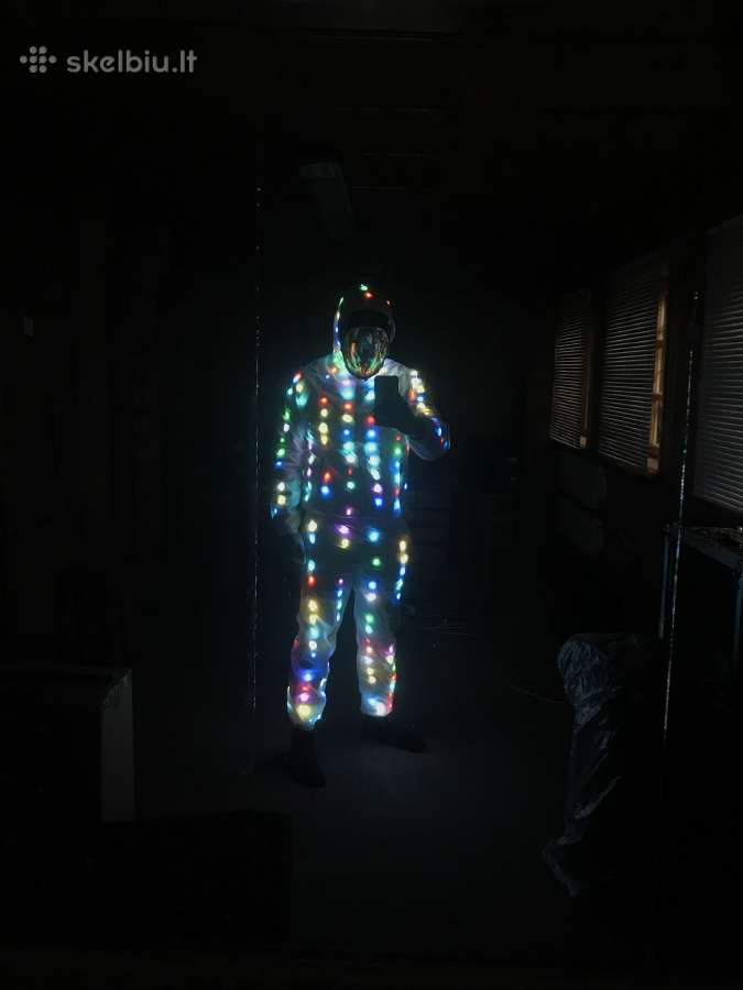 LED švytintis disko kostiumas / LED disco costume - nuotraukos Nr. 2