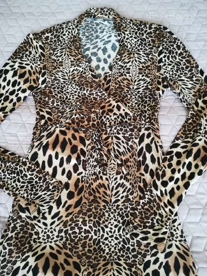 Leopardo rašto suknelė - nuotraukos Nr. 7