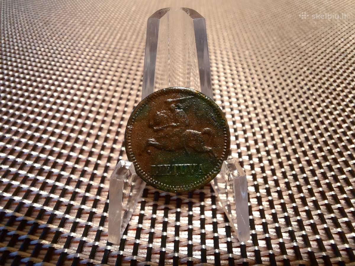 1 centas 1936 Lietuva Tarpukaris - nuotraukos Nr. 2