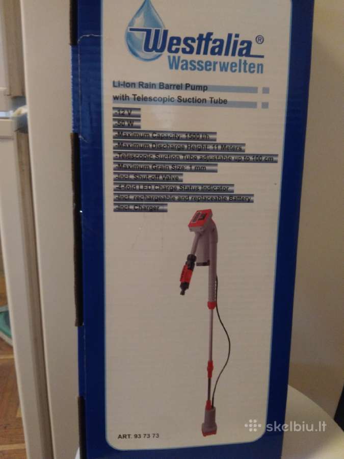 Akumuliat. 12v vandens pompa laistymui/pompavimui