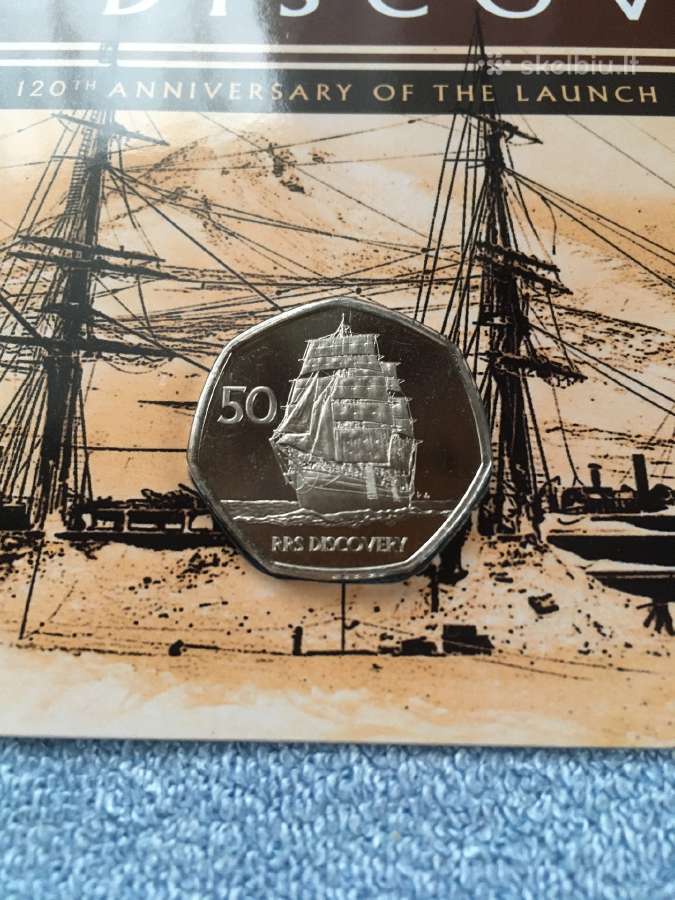Moneta S.g.&s.s.i. 2021m. 50 pensu, cu-ni