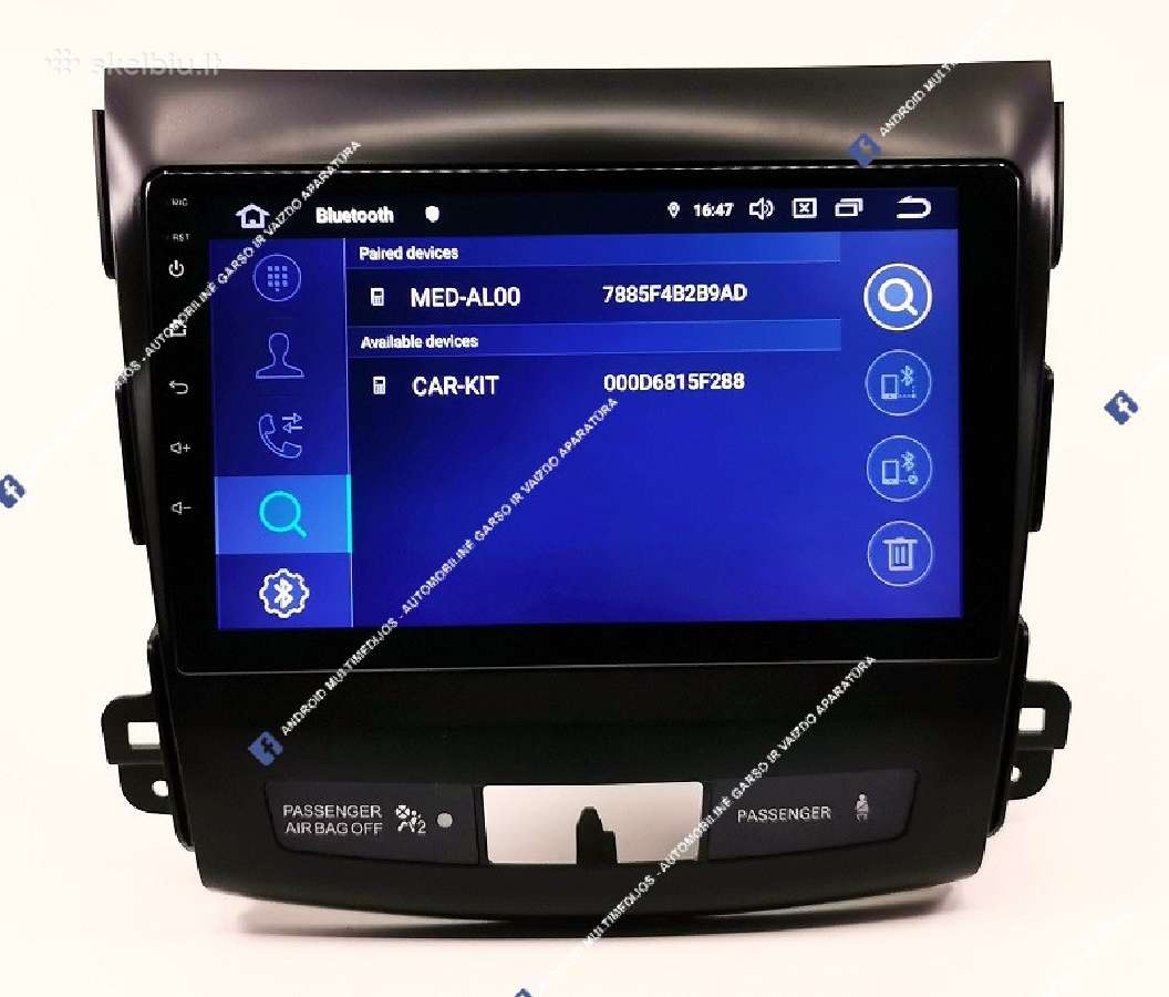 Mitsubishi Outlander multimedijos / multimedia - nuotraukos Nr. 11