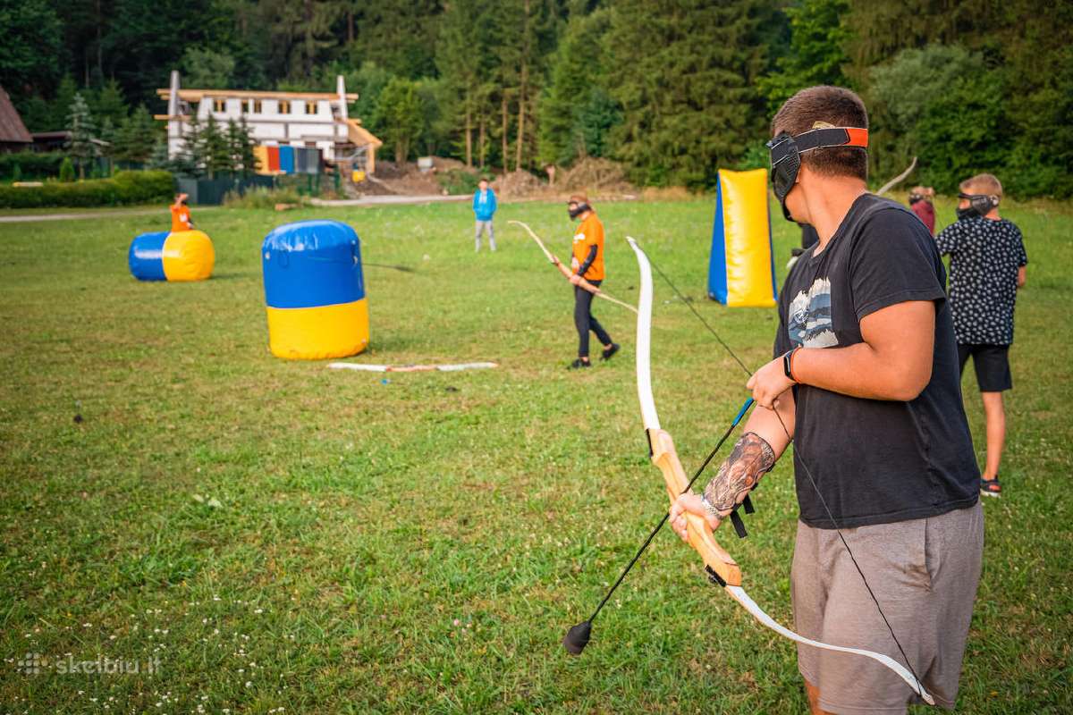 Lankų kova (lankinis, archery Tag)