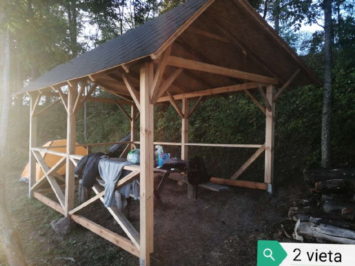 Poilsis prie ežero su palapinėmis - nuotraukos Nr. 10