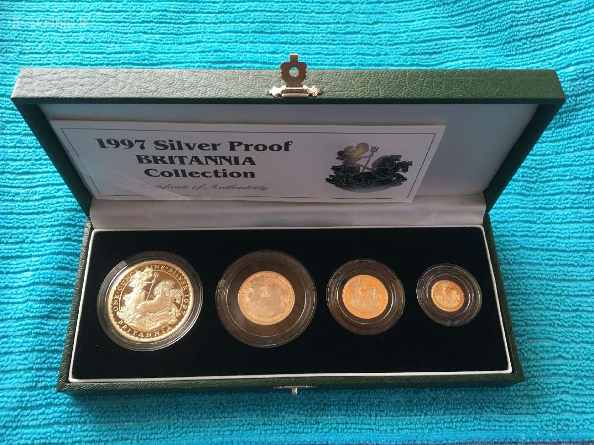 Monetos UK 1997m. 4 vnt. sidabras(.958), 60g
