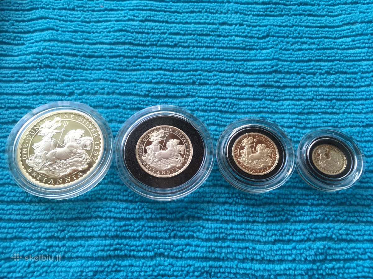 Monetos UK 1997m. 4 vnt. sidabras(.958), 60g - nuotraukos Nr. 2
