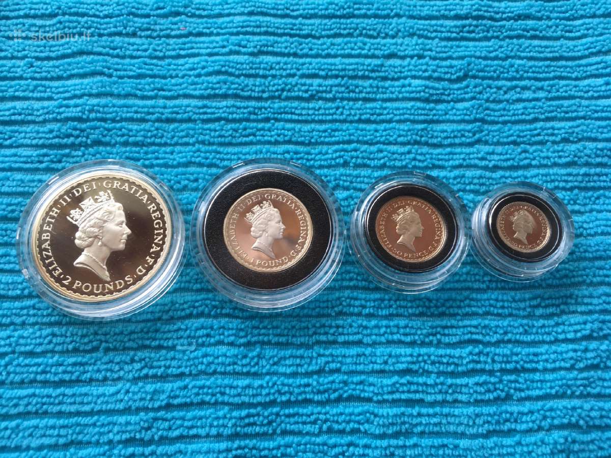 Monetos UK 1997m. 4 vnt. sidabras(.958), 60g - nuotraukos Nr. 3