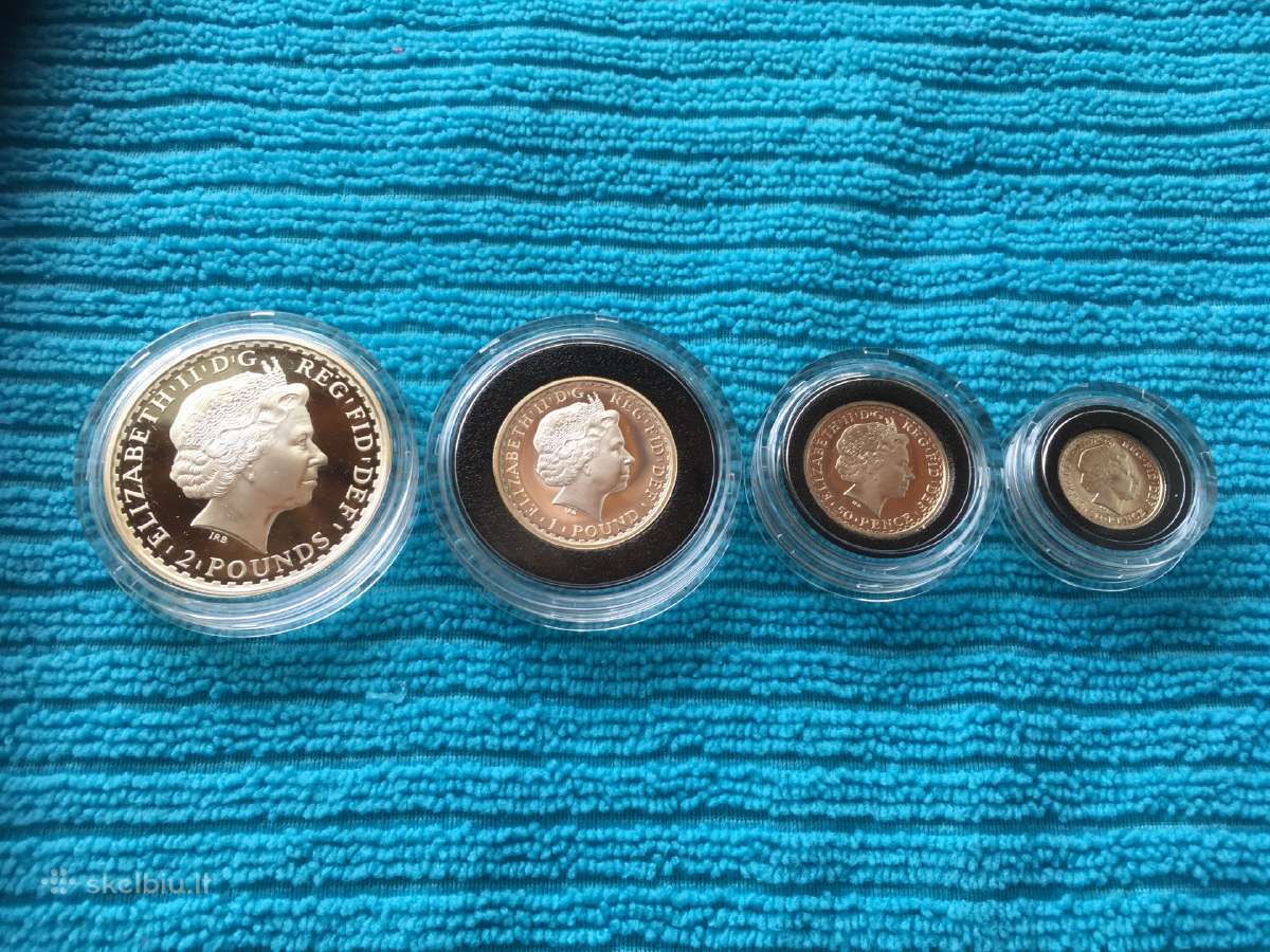 Monetos UK 1998m. 4 vnt. sidabras - nuotraukos Nr. 3
