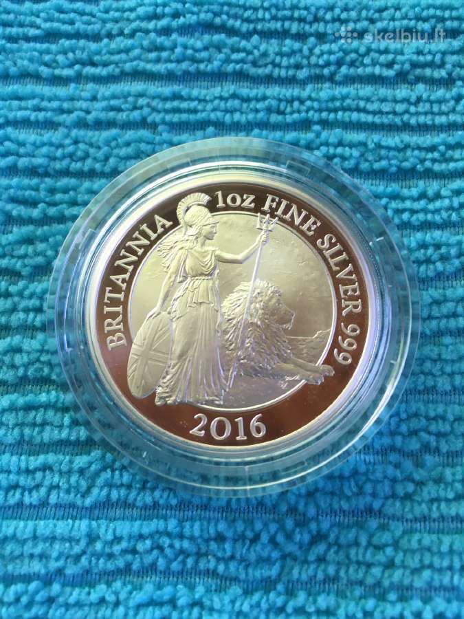 Moneta UK 2016m. 2 svarai, sidabras - nuotraukos Nr. 2